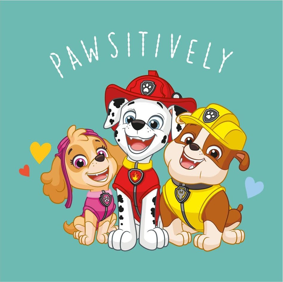 Carbotex Ręcznik prasowany dziecięcy 30x30 Psi Patrol