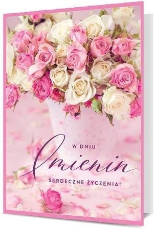 Pan Dragon Karnet B6 imieniny róże