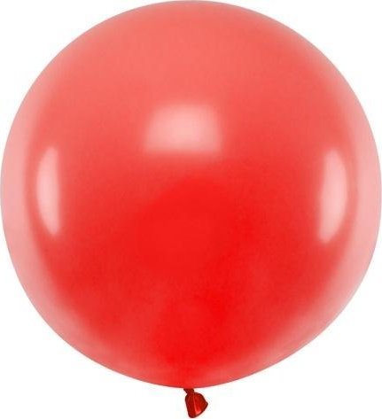 Balon okrągły pastel poppy red 60cm