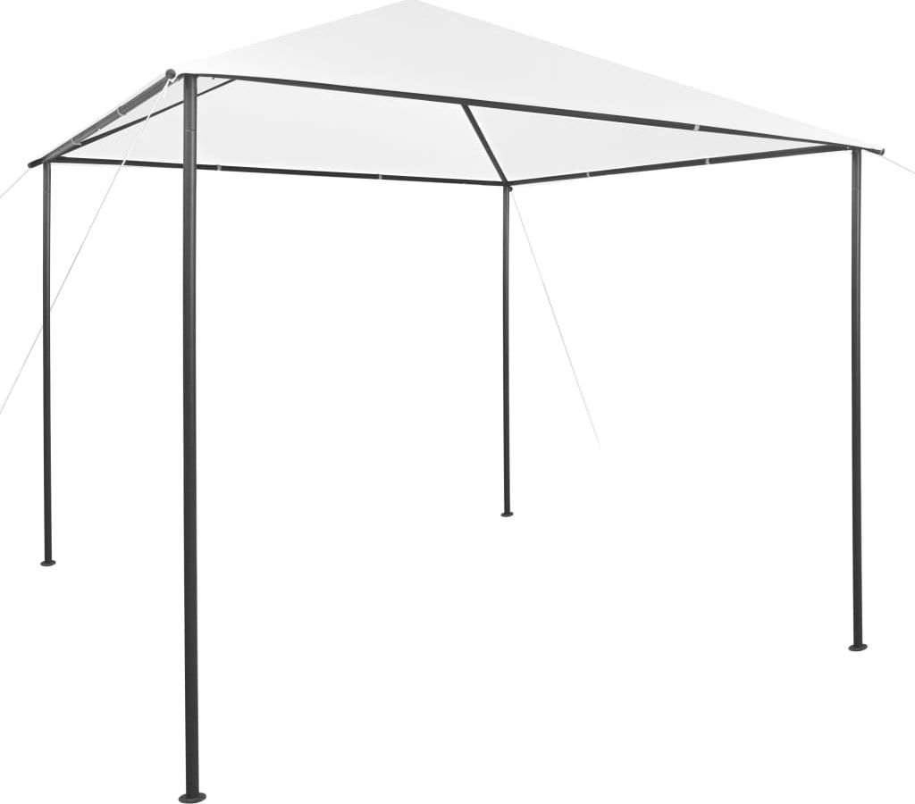 vidaXL Pawilon ogrodowy, 3 x 3 x 2,7 m, biały, 180 g/m