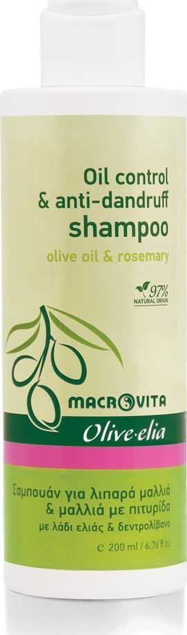 Macrovita Szampon przeciwłupieżowy z bio-oliwą i rozmarynem 200 ml