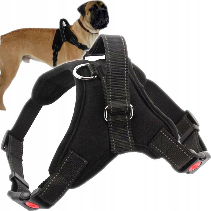 Wobell Mocne Lekkie Szelki Bezuciskowe Dla Psa Uchwyt L odblaskowe z rączką