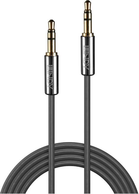 Kabel Lindy Jack 3.5mm - Jack 3.5mm 10m srebrny (35325)