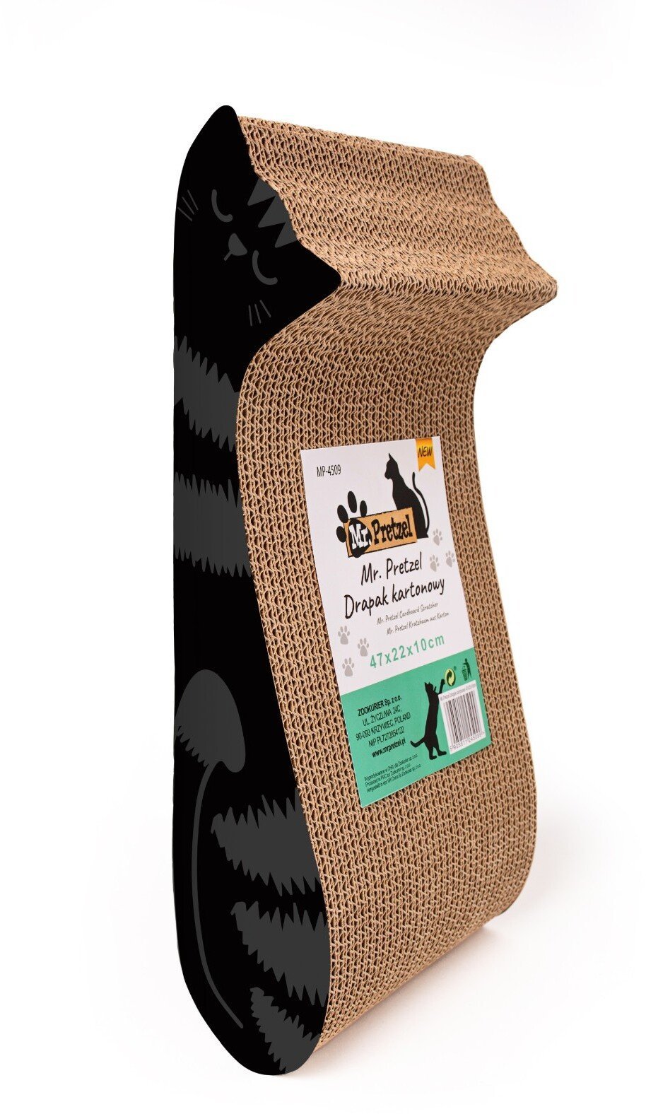 Nobleza Mr. Pretzel Kartonowy drapak 47x22x10cm