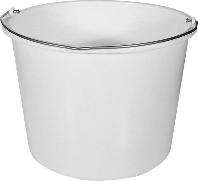 WIADRO PLASTIKOWE 12 LITRÓW BIAŁE