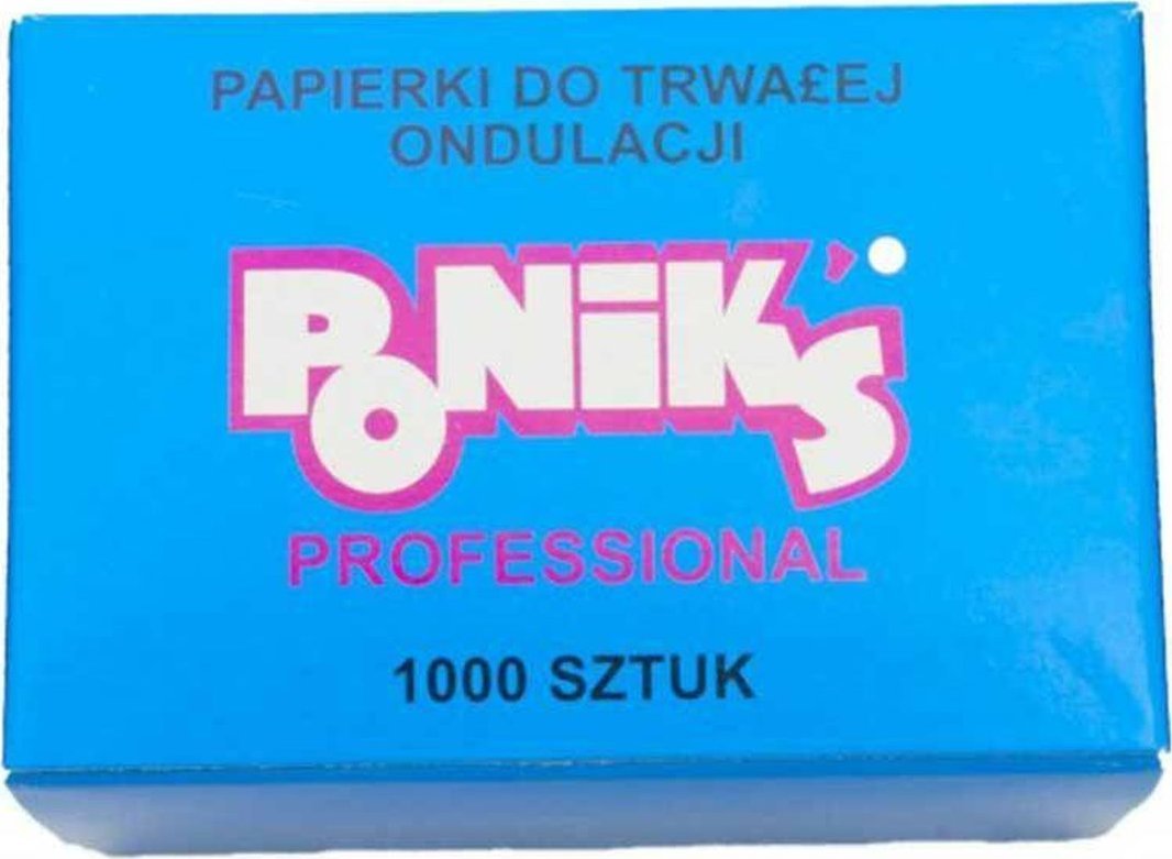 Poniks Papierki do trwałej ondulacji 1000szt