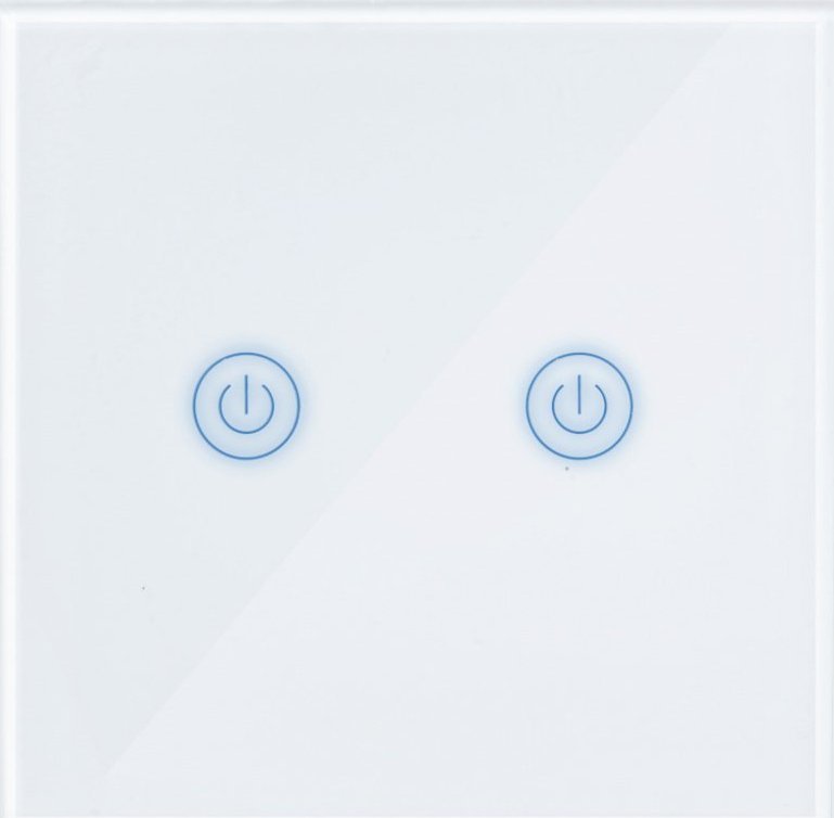 SMART WYŁĄCZNIK ŚWIATŁA WIFI podwójny biały ART oem