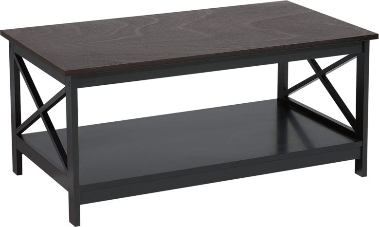 Beliani Stolik kawowy czarny FOSTER