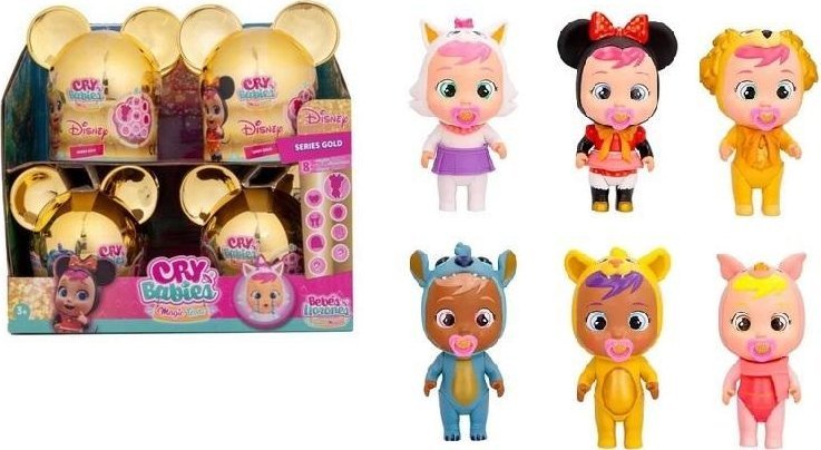 Figurka Cry Babies Magic Tears Disney Gold mix