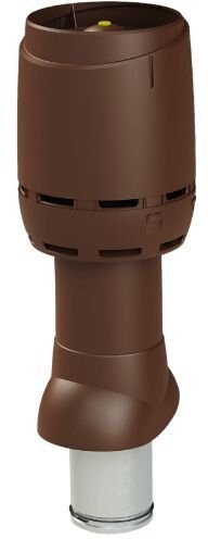 Maxpol izolowany kominek wentylacyjny w kolorze czekoladowym w rozmiarze uniwersalnym FLOW 125P/IS/500