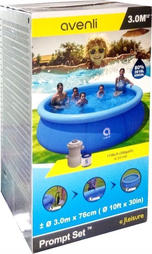 Avenli Basen rozporowy okrągły 76x300cm - Avenli - 3618L