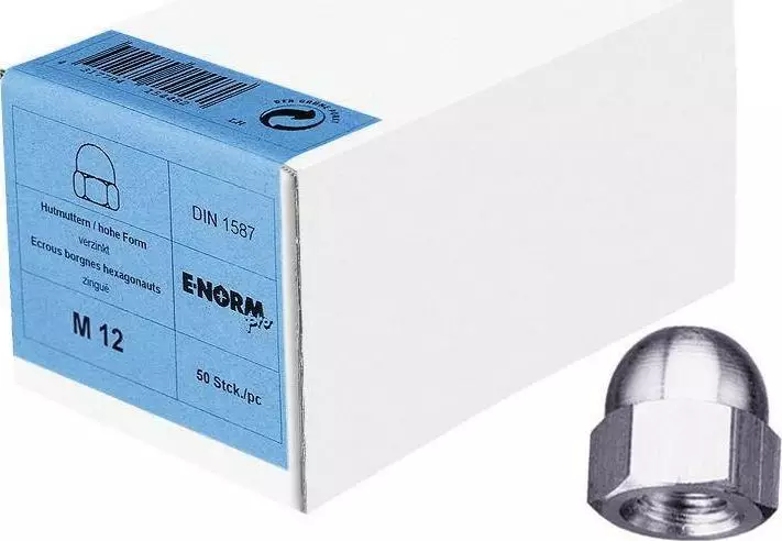 E-NORMpro DIN1587 6 ocynk.galwan. M10, opak.handl. E-NORMpro