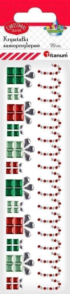 DP Craft Kryształki samoprzylepne Prezenty i laski 29szt