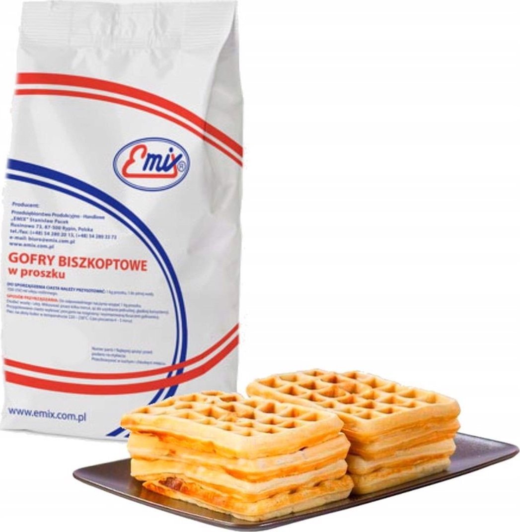 Emix Emix Mieszanka Ciasto na gofry biszkoptowe 5 kg