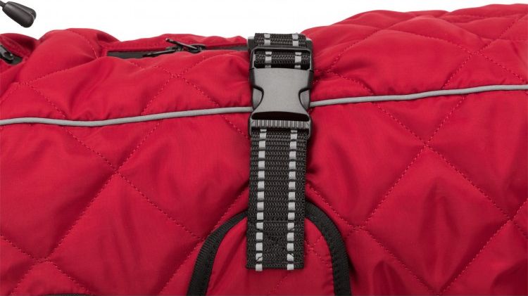 Trixie Płaszczyk Minot, XS: 30 cm: 28–46 cm, czerwony