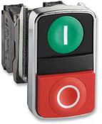 Schneider Electric Napęd przycisku podwójny zielony/czerwony z samopowrotem (ZB4BA7340)