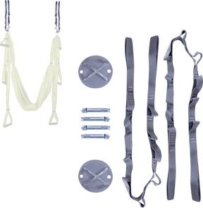 inSPORTline Zestaw do mocowania hamaka do jogi wsporniki, śruby i pasy Insportline Hemmokstrap (14147)