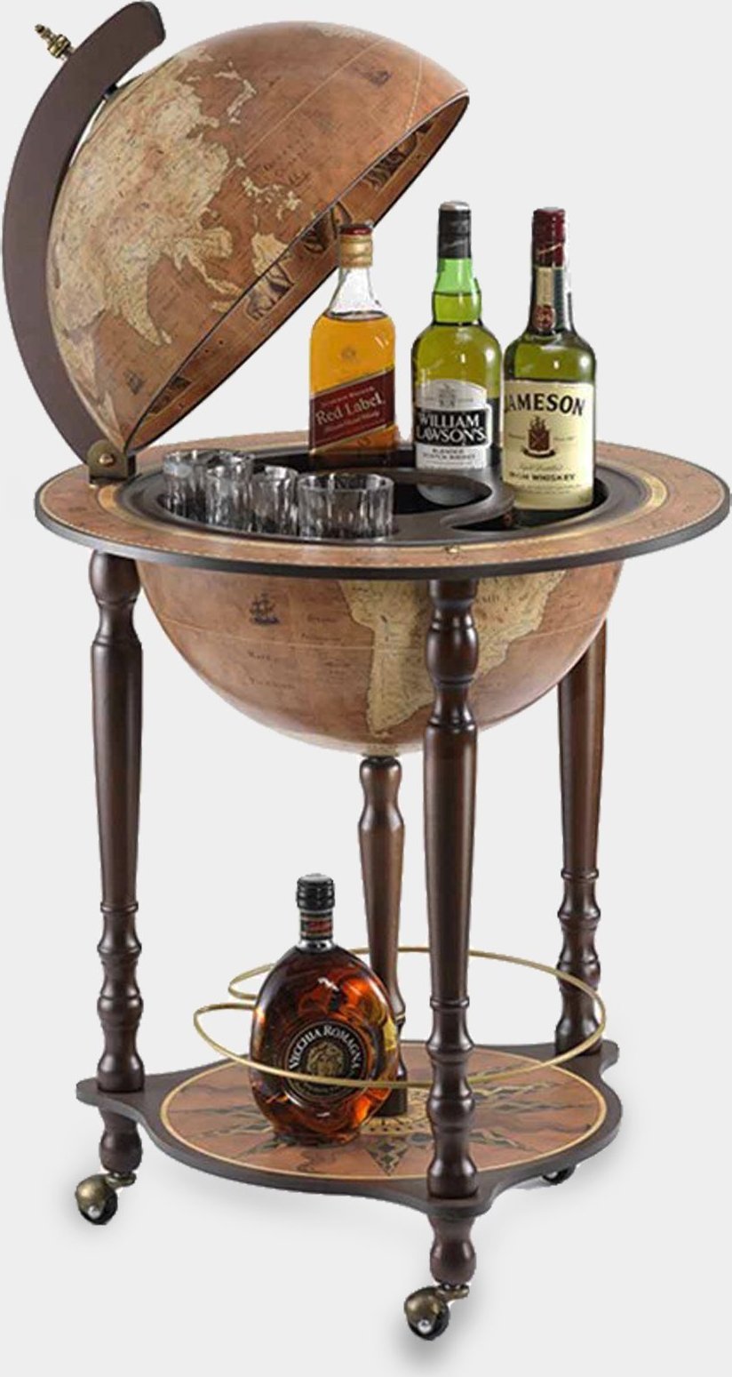 rzezbyzbrazu Globus Barek na Alkohole Zoffoli Da Vinci Rust