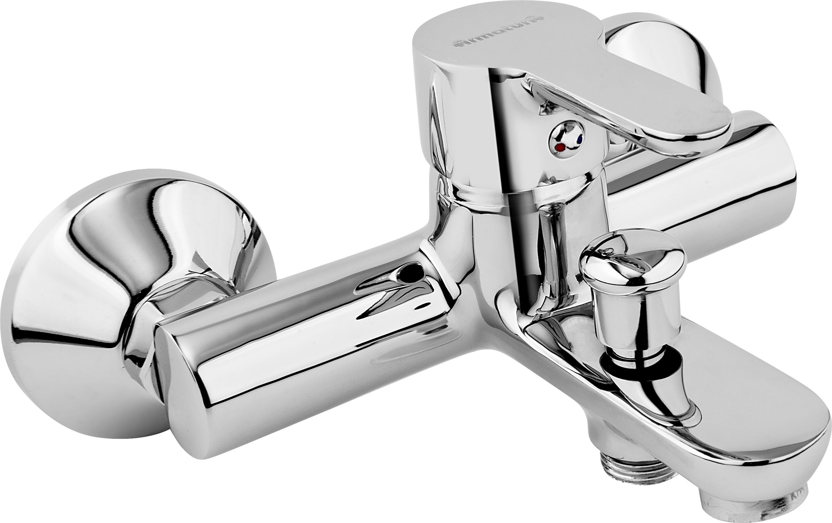 Bateria wannowa KFA Granat ścienne chrom (5524-010-00)