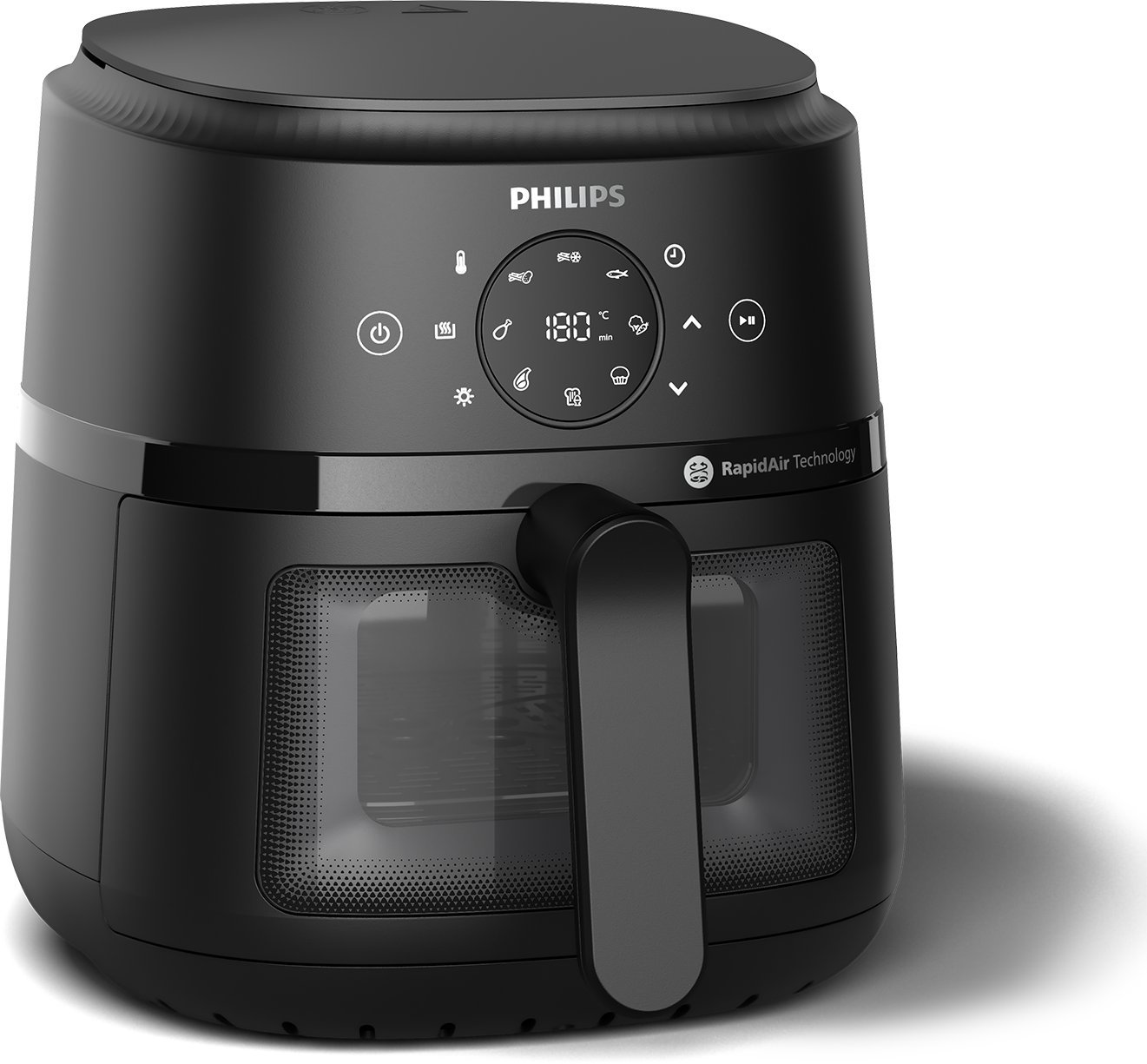 Philips 2000 series NA220/00 frytkownica Pojedyńczy 4,2 l Autonomiczny 1500 W Frytkownica na gorące powietrze Czarny