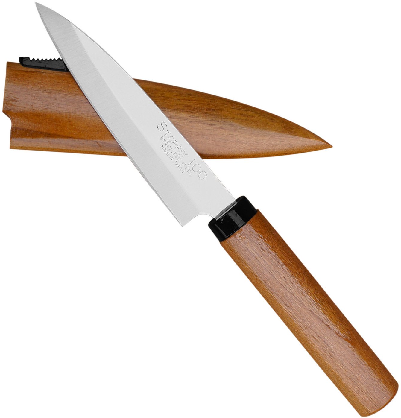 Triton SATAKE japoński Nożyk do owoców w drewnianej pochwie 805-315