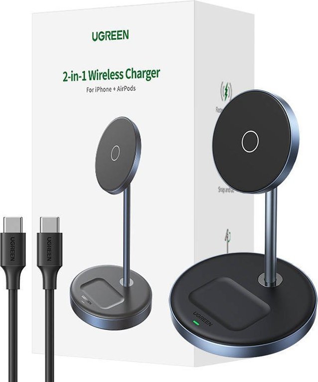 Ładowarka Ugreen Ładowarka bezprzewodowa 2in1 UGREEN 90668