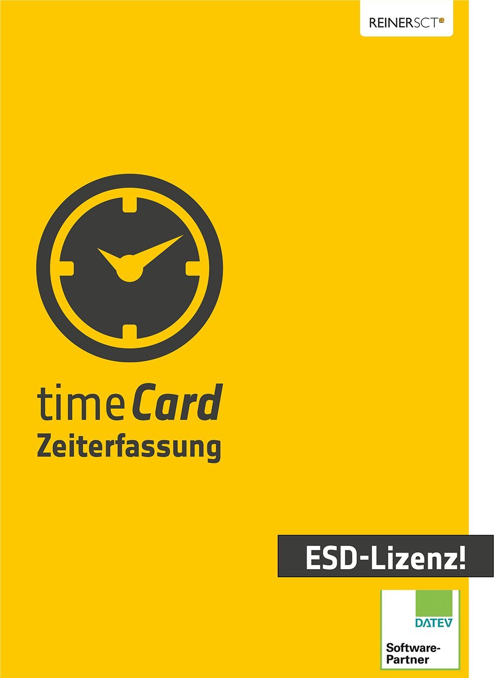 REINERSCT timeCard 10 Zeiterfassung Jahreslizenz fuer 10 Mitarbeiter