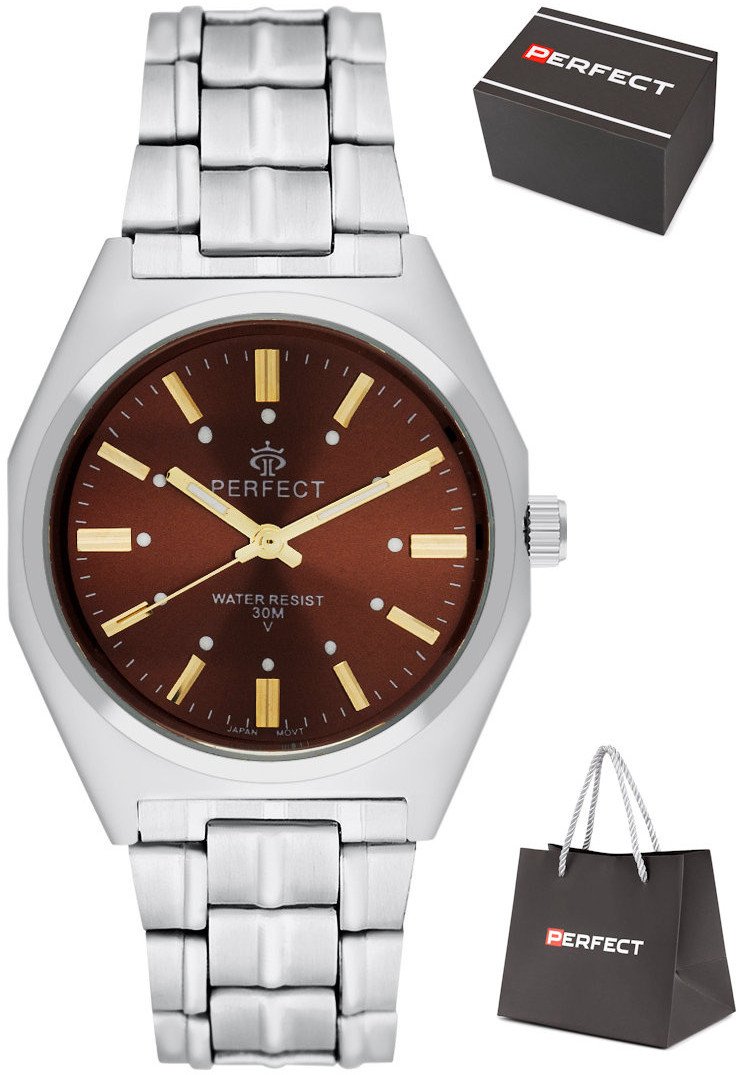 Zegarek Perfect P186-07 męski klasyczny 37 mm .