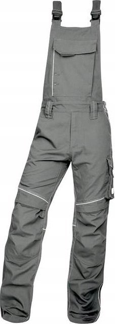 Ardon ARDON URBAN+ - Spodnie ogrodniczki ARDONURBAN+ jasno-czerwone skrócone - szary H6475 2XL