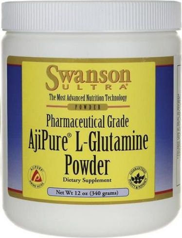Swanson AjiPure L-glutamina L-glutamine Powder 340g SWANSON