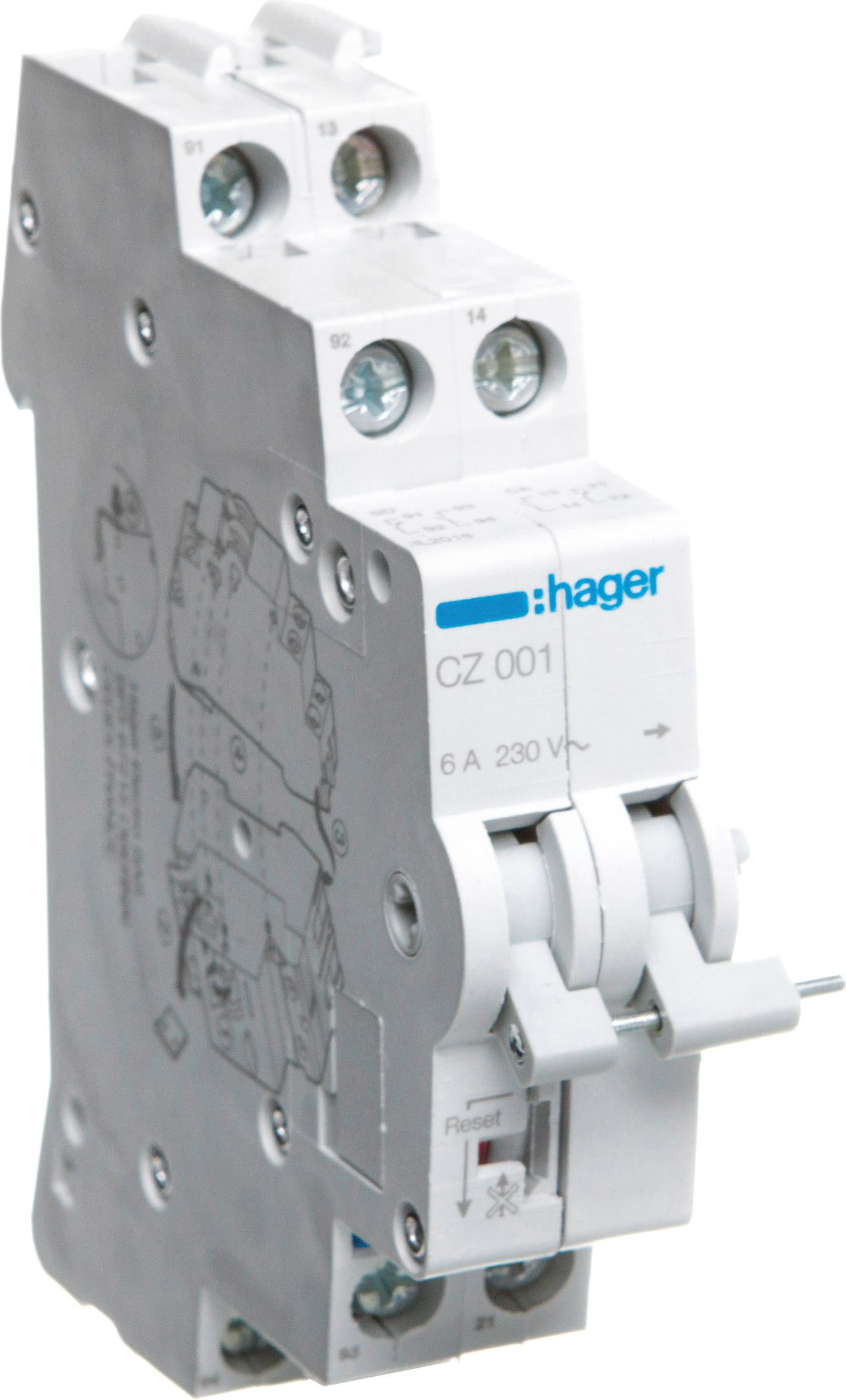 Hager Styk pomocniczy 2Z 2R montaż boczny (CZ001)