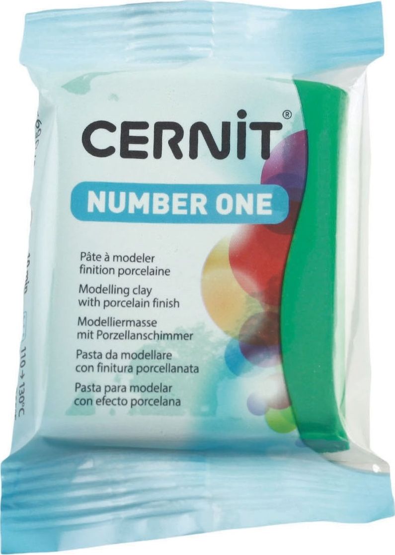 The Clay and Paint Factory Modelina Cernit Zielona 56 g