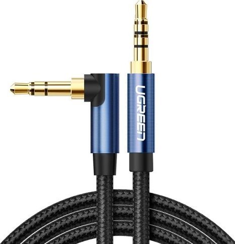Kabel Ugreen Jack 3.5mm - Jack 3.5mm 1.5m czarny (60180)