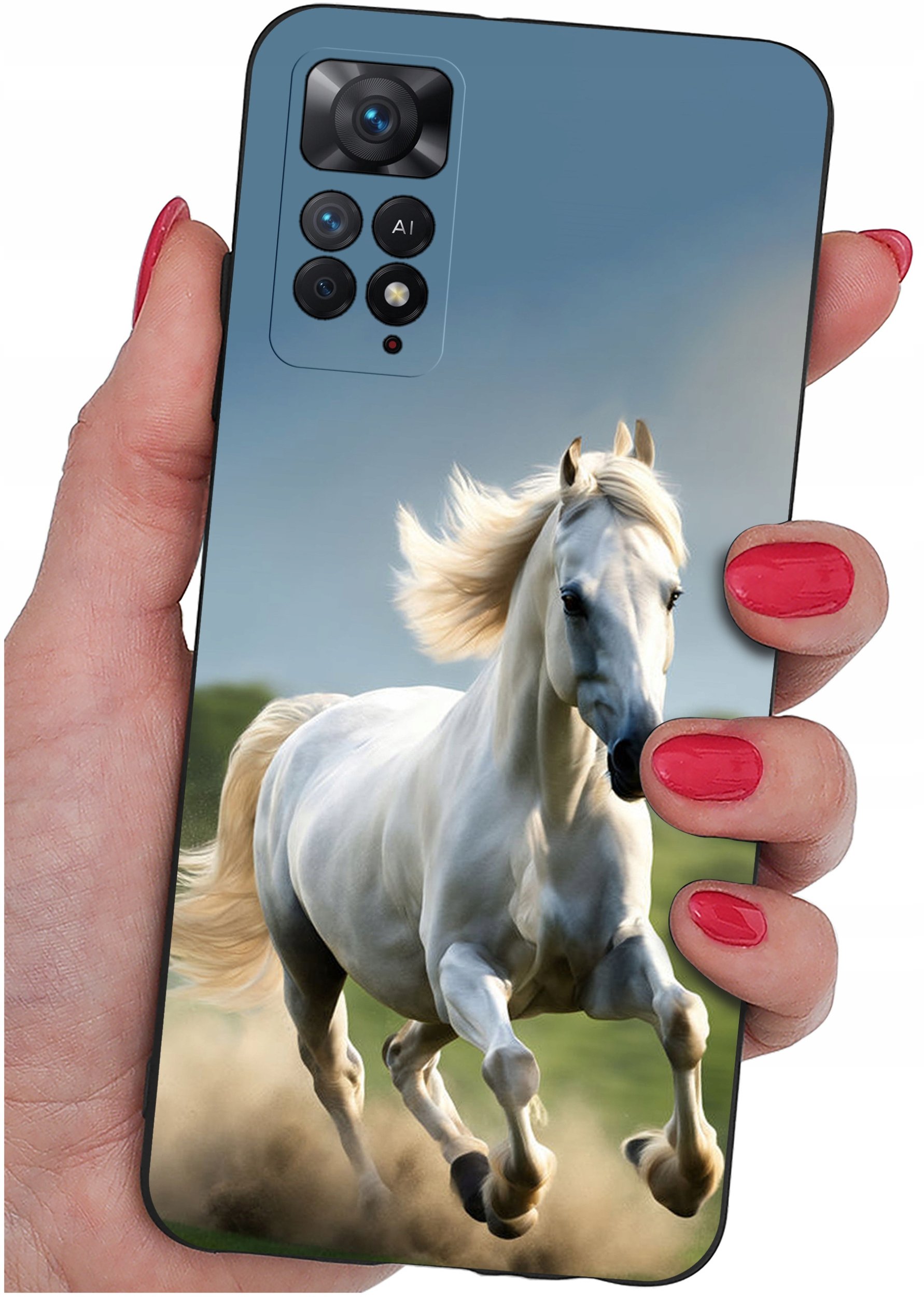 ETUI do Xiaomi Redmi Note 11 Pro | WZORY | SILIKONOWE MATT CASE + SZKŁO 9H