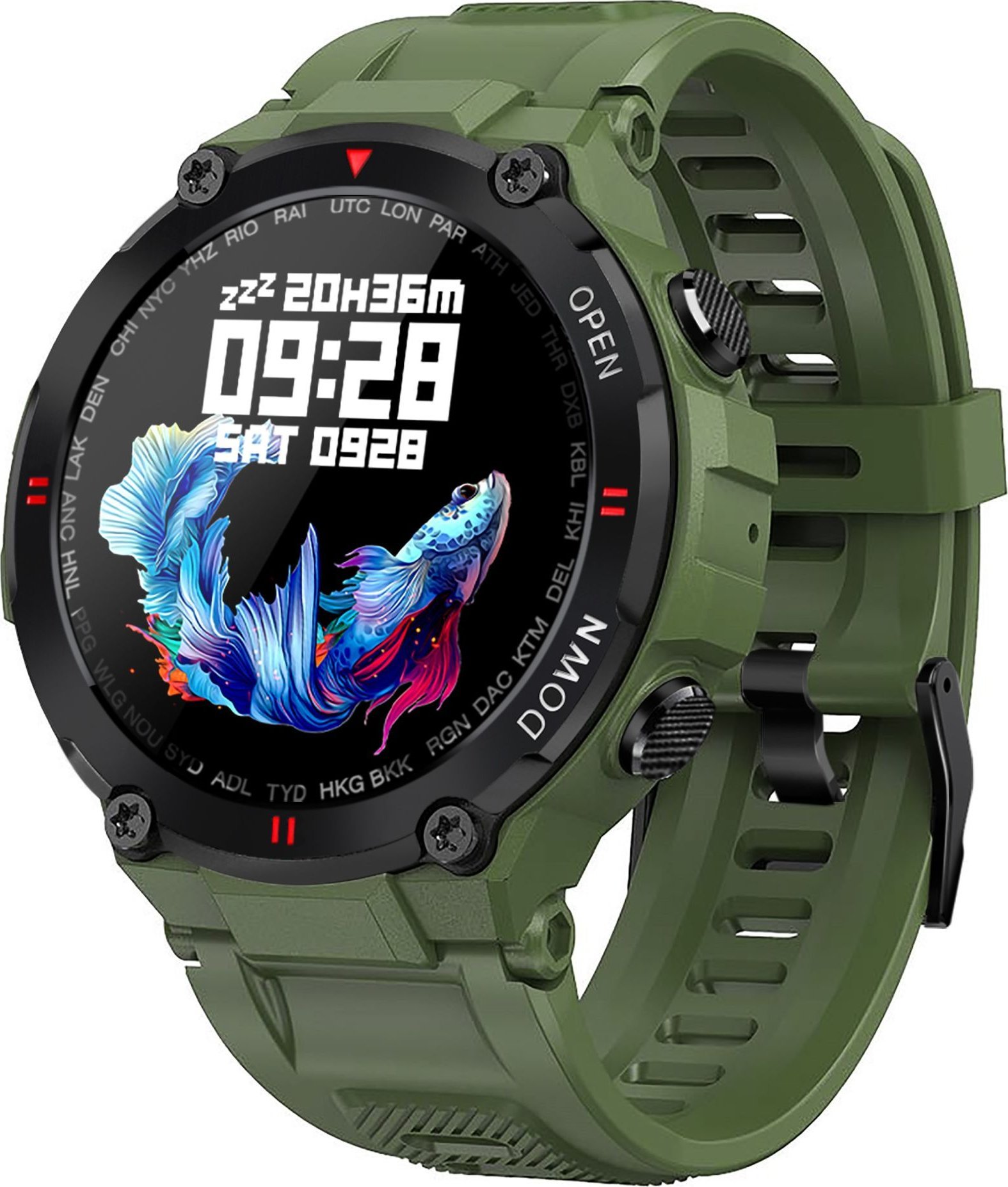 Smartwatch Gravity GT7-3 Zielony (GT7-3)
