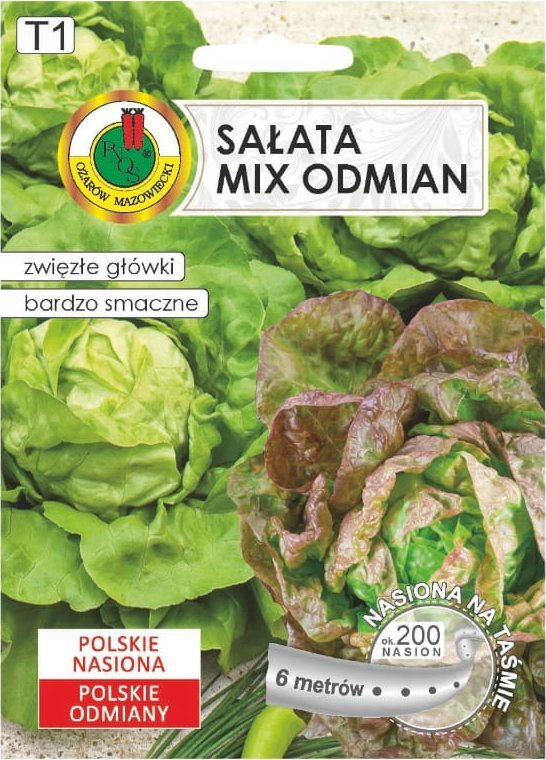 Sałata głowiasta masłowa Jubilatka + Edyta Ożarowska 6m wczesne odmiany