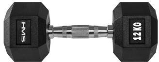 HMS ‎‎Hantel Hex Pro gumowany 1 x 12 kg
