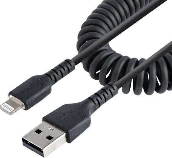 Kabel USB StarTech USB-A - Lightning 1 m Czarny (RUSB2ALT1MBC)