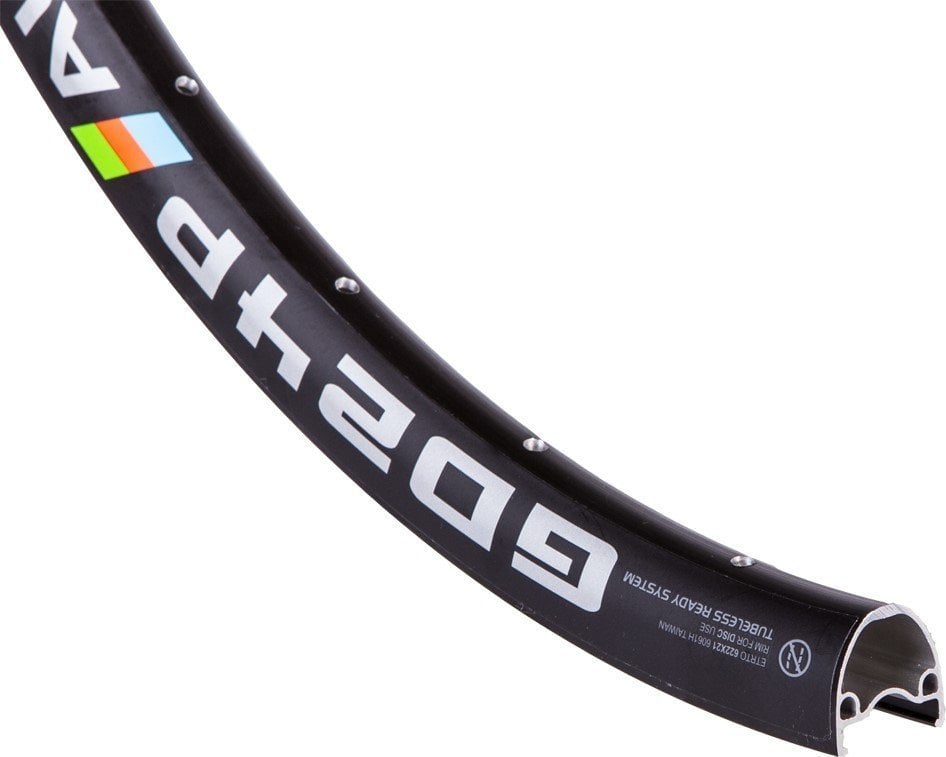Alexrims Obręcz gravelowa ALEXRIMS GD24P 700x32otw. Tubeless Ready H.tarczowy czarna (NEW)