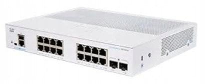 Switch Cisco switch CBS350-16T-E-2G-EU 16xGbE 2xSFP fanless