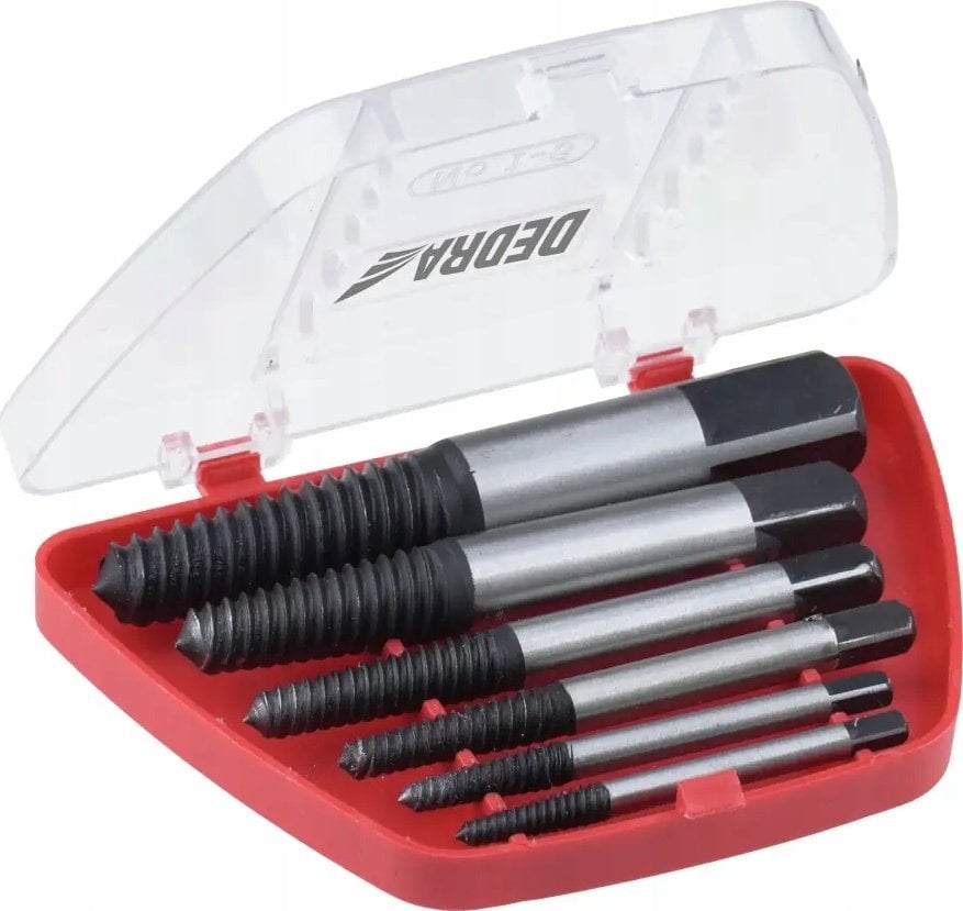 Zestaw narzędzi Dedra Wykrętaki do śrub zestaw 6szt