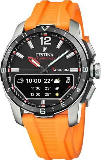 Zegarek Festina Zegarek męski Festina F23000-D pomarańczowy