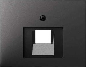 Hager Element centralny do gniazda przyłączeniowego UAE z serii Berker antracyt mat - 14077006