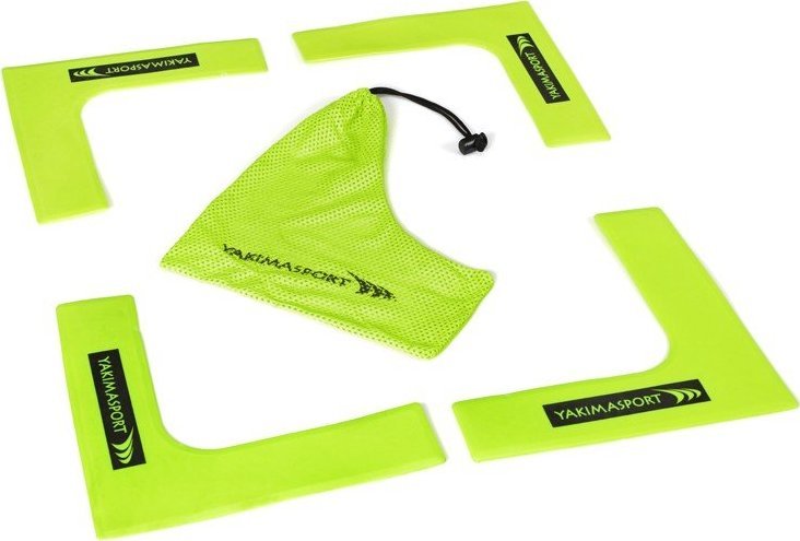 YakimaSport Znaczniki pola płaskie narożniki zestaw 4 szt.