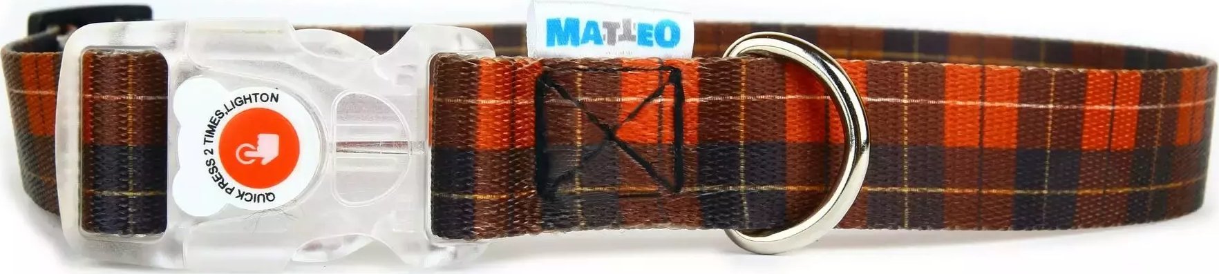 Matteo MATTEO OBROŻA Z KLAMRĄ LED KRATKA 20mm/35-50cm