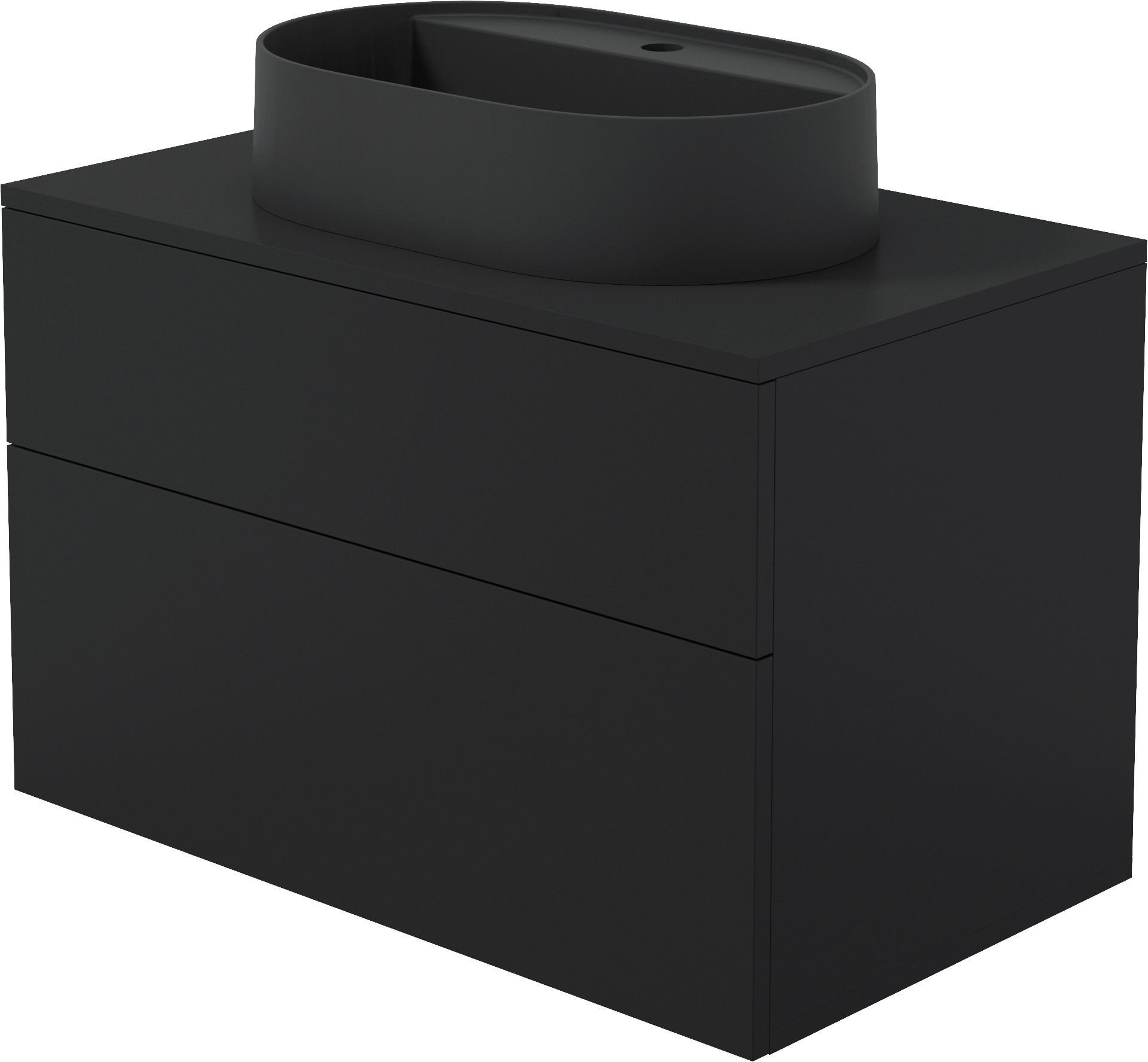 Deante Szafka umywalkowa z umywalką granitową - 55x35 cm