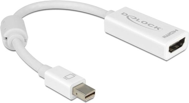 Adapter AV Delock DisplayPort Mini - HDMI biały (65128)