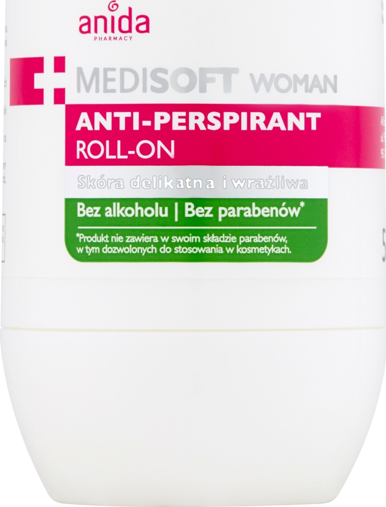 ANIDA_Medisoft Woman Roll-On antyperspirant w kulce dla kobiet 50ml
