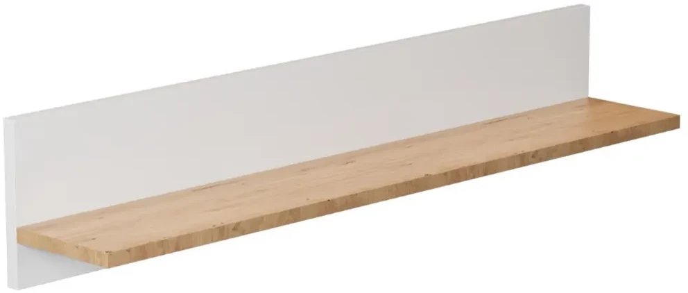 Półka DENVER biała/hikora KOCOT MEBLE