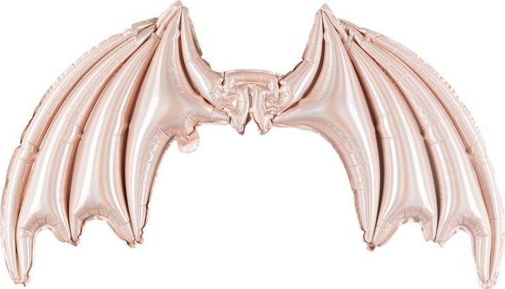 Balon foliowy Skrzydła Nietoperza 85x50cm różowe